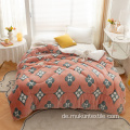 Dicker Flanell + Sherpa Alternative Quilted Comforter Bettdecken